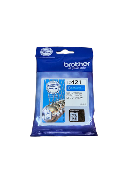דיו מקורי BROTHER LC 421C כחול