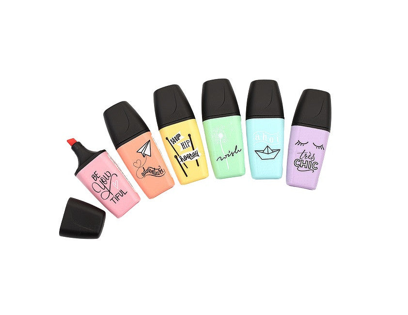 סט 6 מרקר מיני פסטל סטבילו Stabilo