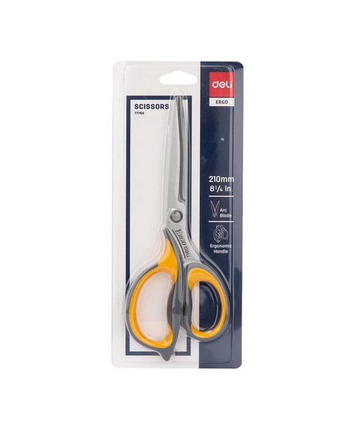 מספריים ארגונומיים 21 ס"מ DELI