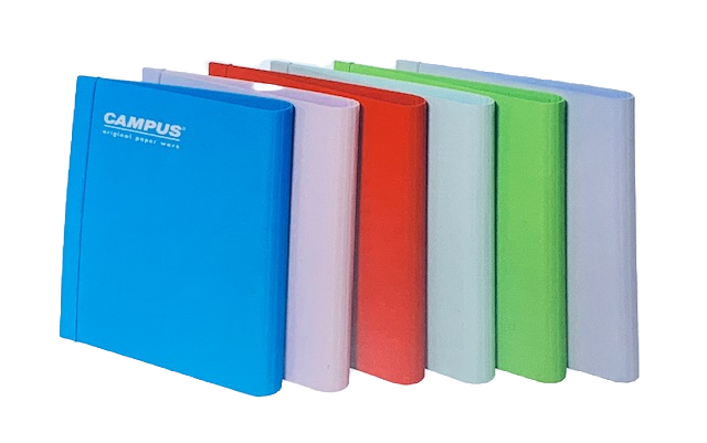 תיק טבעות גב עגול עם גומיה Campus