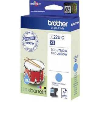 דיו מקורי BROTHER LC22U C כחול