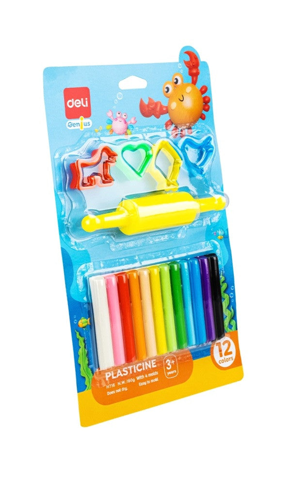 פלסטלינה 12 ומערוך DELI.jpg