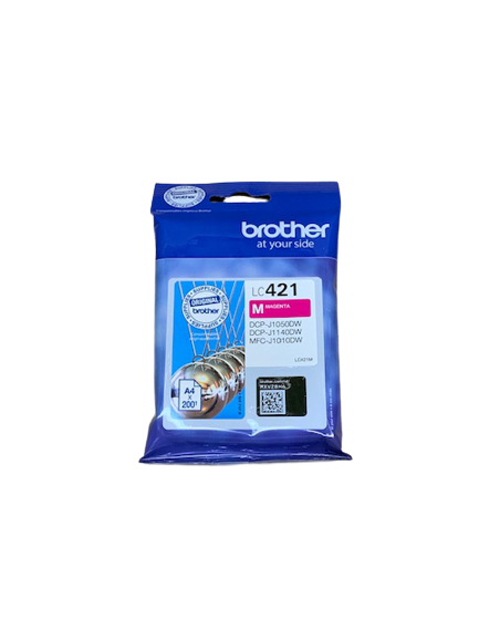 דיו מקורי BROTHER LC 421M אדום