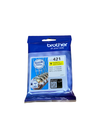 דיו מקורי BROTHER LC 421Y צהוב
