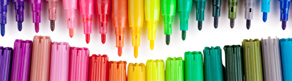 טושים וצבעים