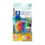 סט 12 עפרונות צבעוניים אקוורל שטדלר STAEDTLER