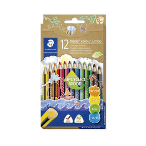 סט 12 עפרונות צבעוניים ג'מבו שטדלר STAEDTLER