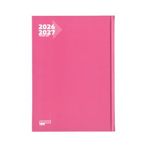 יומן שבועי מדורג ורוד 15/21 ס"מ 2026/2027