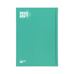 יומן שבועי מדורג ירוק 15/21 ס"מ 2026/2027
