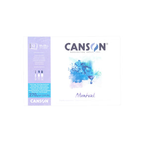 בלוק 18/25 ס"מ קנסון AQUARELLE MONTVAL CANSON