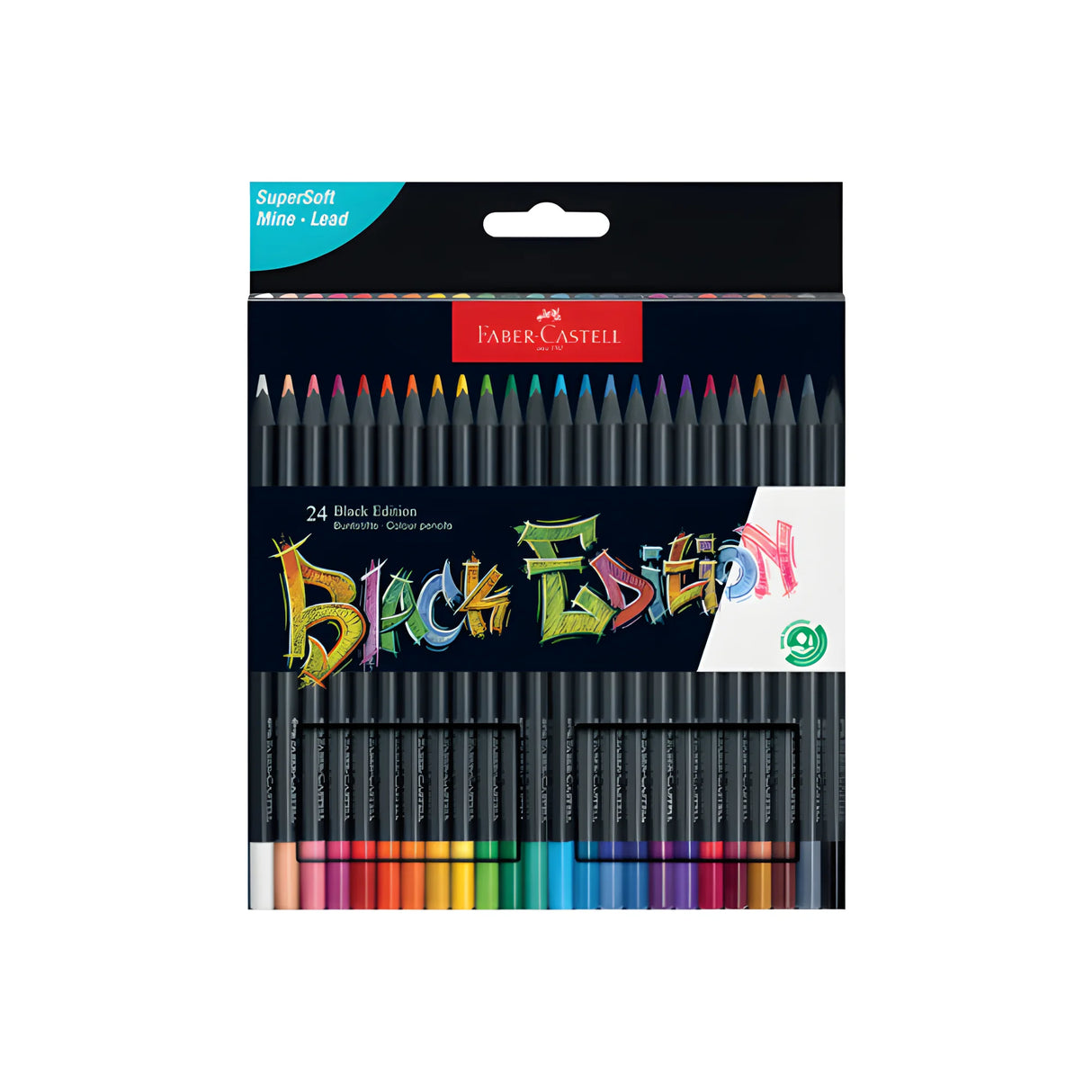 סט 24 עפרונות צבעוניים Faber Castell