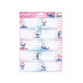 מארז 30 מדבקות שם למחברת - לילו וסטיץ