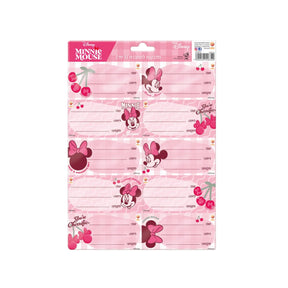 מארז 30 מדבקות שם למחברת - מיני מאוס