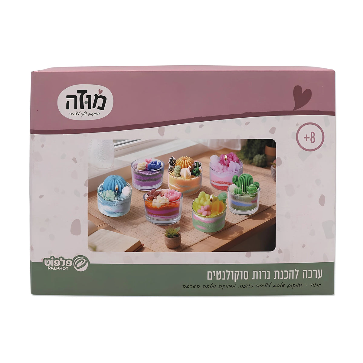 ערכת להכנת נרות - סוקולנטים