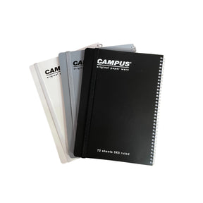 מארז 3 מחברות ספירל A4 משובץ קמפוס סופט CAMPUS