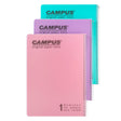 מארז 3 מחברות A4 משובץ פסטל קמפוס CAMPUS