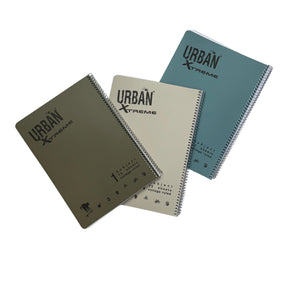 מארז 3 מחברות ספירל A4 שורה אורבן URBAN Earth