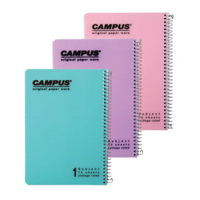 מארז 3 מחברות ספירל A5 שורה קמפוס CAMPUS