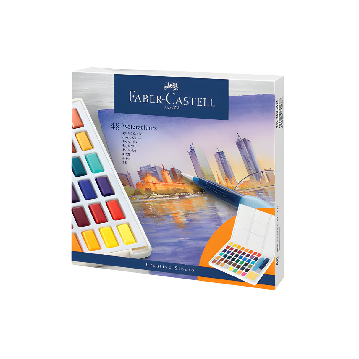 סט 48 צבעי מים Faber Castell Watercolour Pan