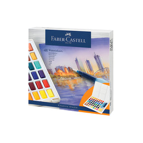 סט 48 צבעי מים Faber Castell Watercolour Pan