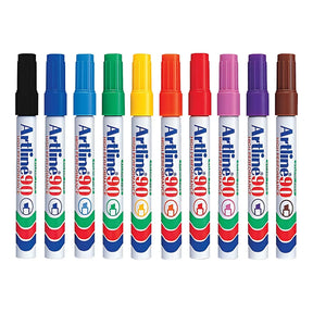 סט 10 טוש פרמננט צבעוני ארטליין 90 ARTLINE