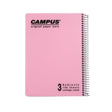 מחברת ספירל A4 שורה 3 נושאים קמפוס CAMPUS