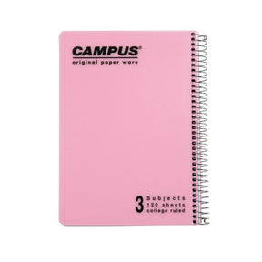 מחברת ספירל A4 שורה 3 נושאים קמפוס CAMPUS