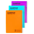 מחברת ספירל A4 משובץ 3 נושאים קמפוס CAMPUS