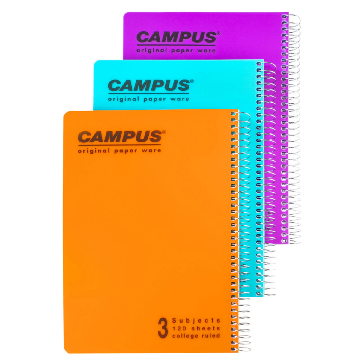 מחברת ספירל A4 משובץ 3 נושאים קמפוס CAMPUS