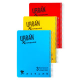 מחברת ספירל A4 שורה 3 נושאים אורבן URBAN