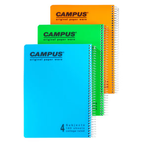 מחברת ספירל A4 שורה 4 נושאים קמפוס CAMPUS