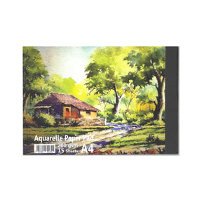 בלוק A4 לצבעי מים AQUARELLE