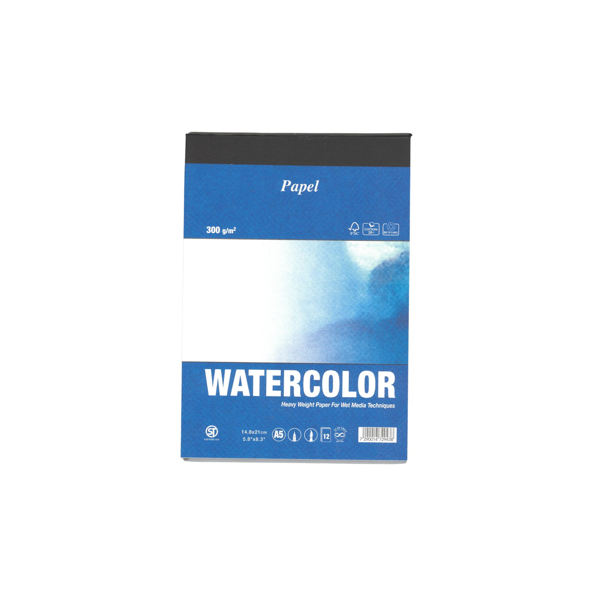 בלוק A5 לצבעי מים WATERCOLOR