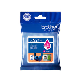 דיו מקורי BROTHER LC521 M אדום
