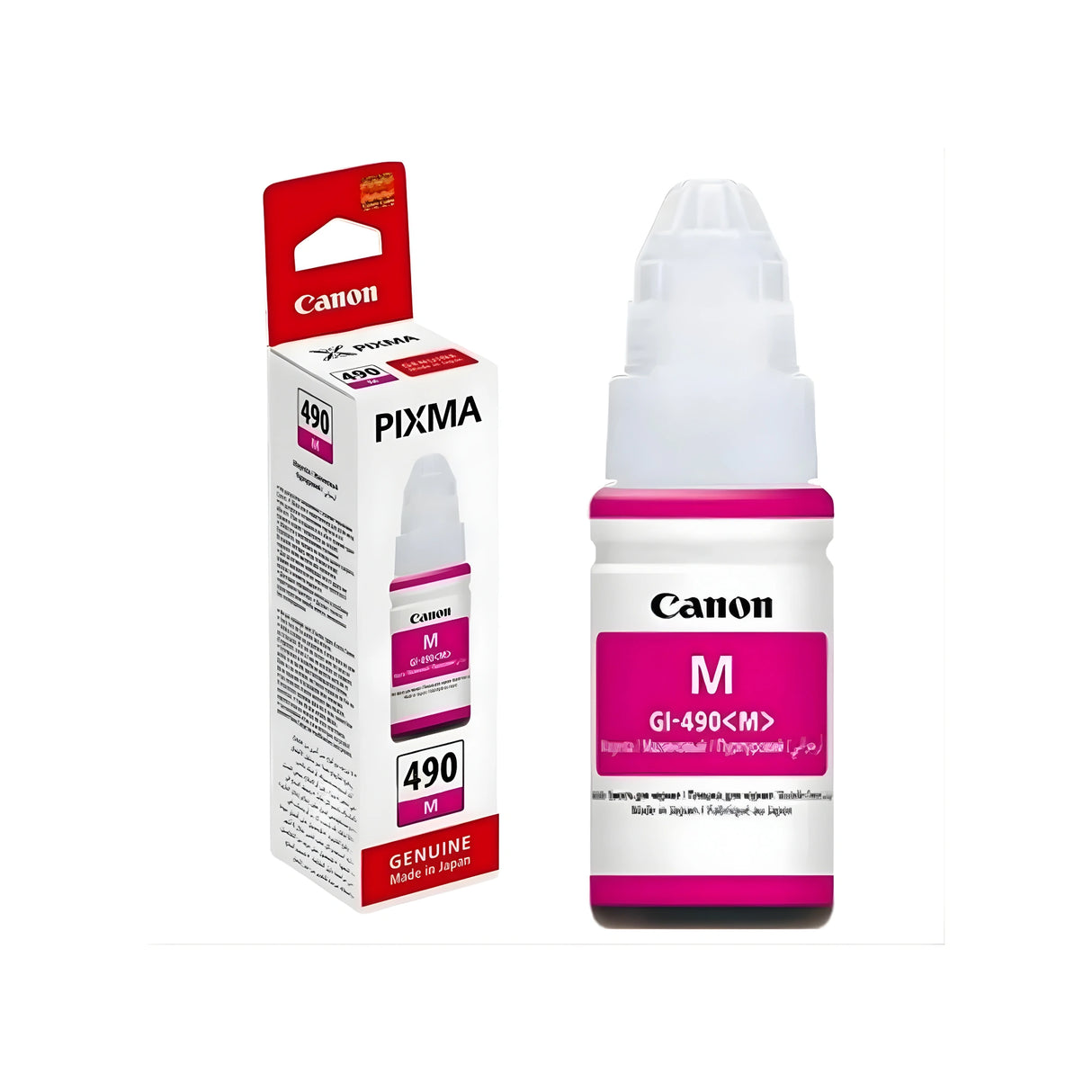 בקבוק דיו מקורי CANON 490 אדום