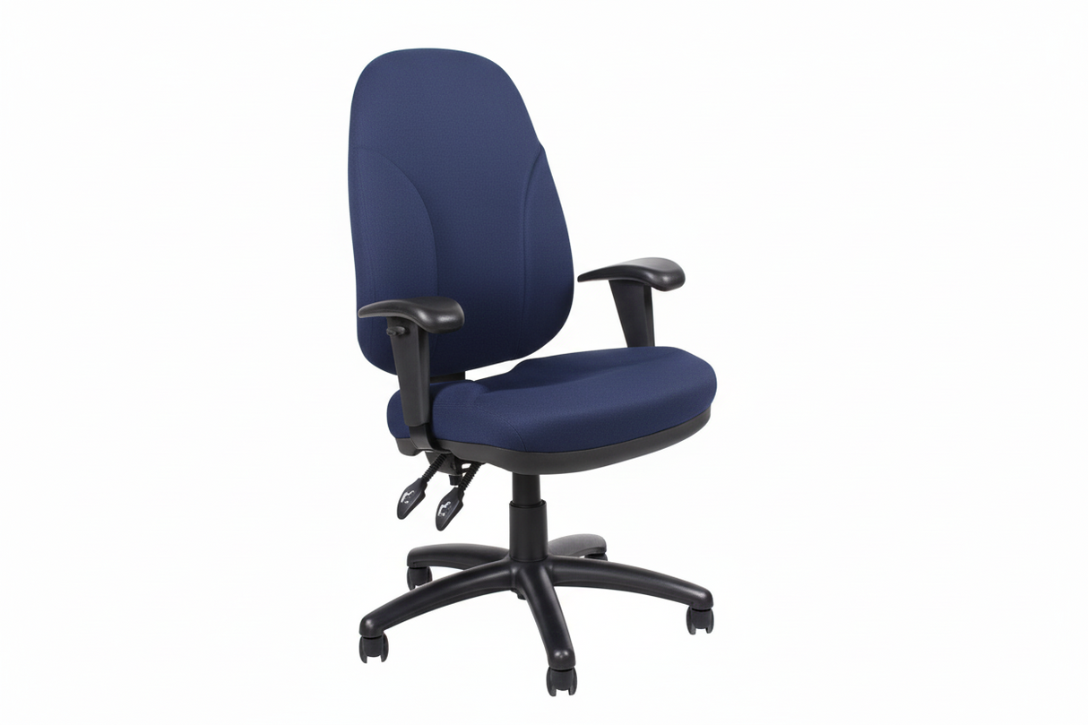 כיסא מזכירה ארגונומי דגם "גל" לישיבה נוחה