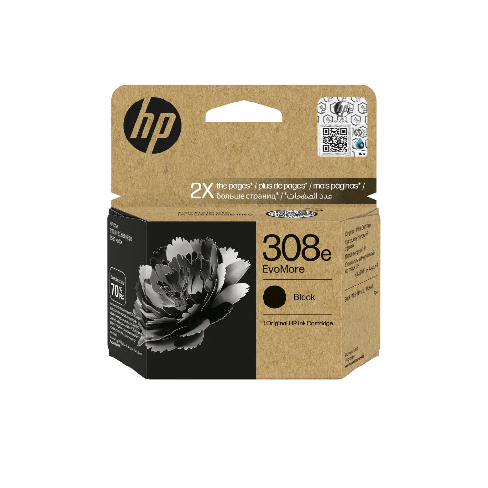 דיו מקורי HP 308e שחור