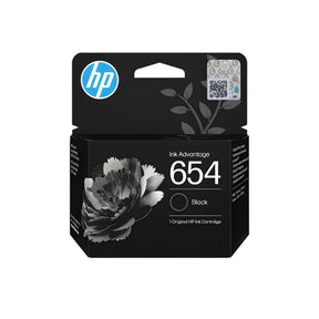 דיו מקורי HP 654 שחור