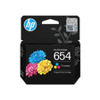 דיו מקורי HP 654 צבעוני