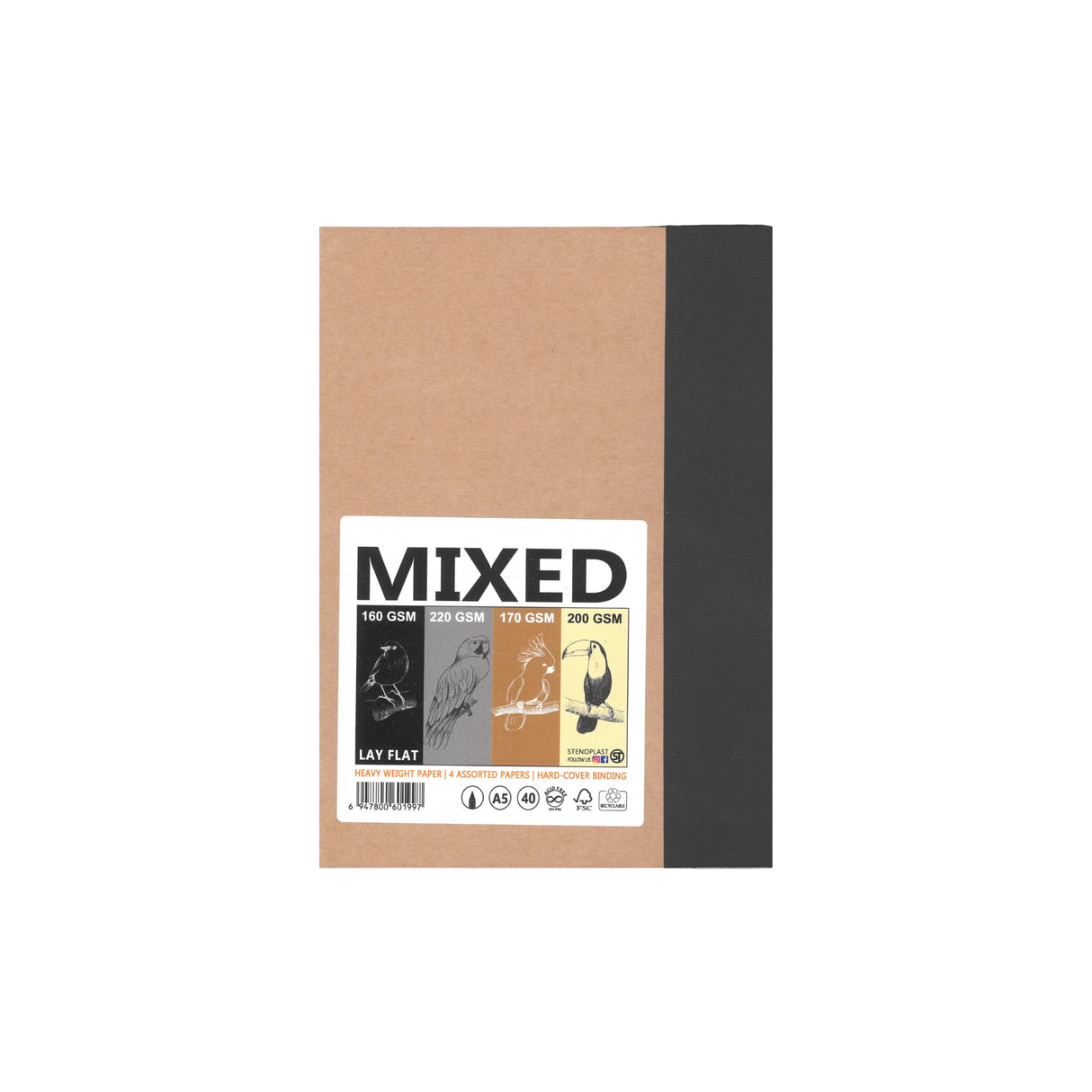 מחברת רישום Mixed A5