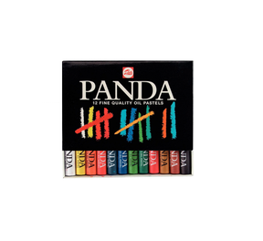 סט 12 צבעי פסטל שמן פנדה PANDA