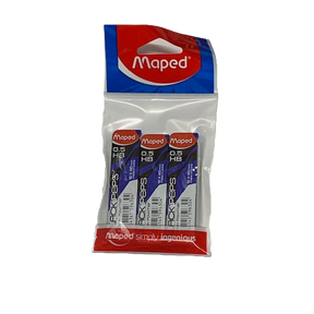 סט 3 עופרות MAPED 0.5 HB