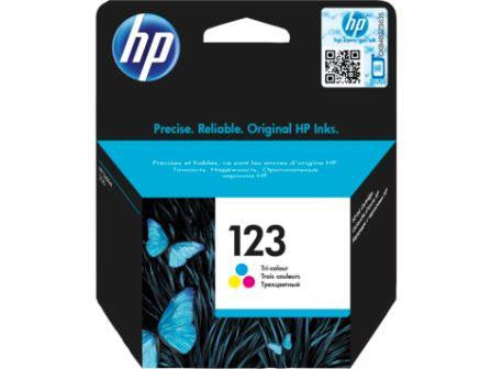 דיו מקורי HP 123 צבעוני