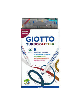 סט 8 טושים נצנצים GIOTTO