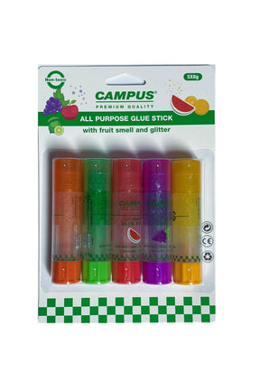 חב' 5 דבק סטיק ריחני מנצנץ 8 גר' Campus