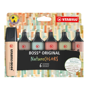 סט 6 מרקר צבעי אדמה סטבילו Stabilo