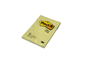 100 מזכריות דביקות עם שורות 98.4x149 מ"מ POST-IT 3M
