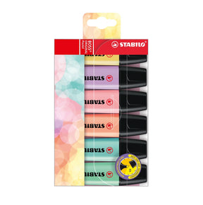 סט 6 מרקר פסטל סטבילו Stabilo