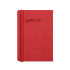 מחברת כריכה קשה + גומיה CAMPUS A4 שורה