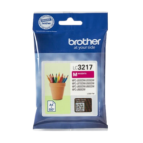 דיו מקורי BROTHER LC 3217M אדום